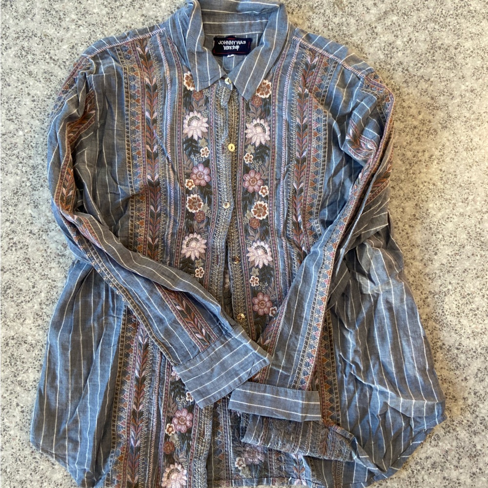 Johnny Was button up